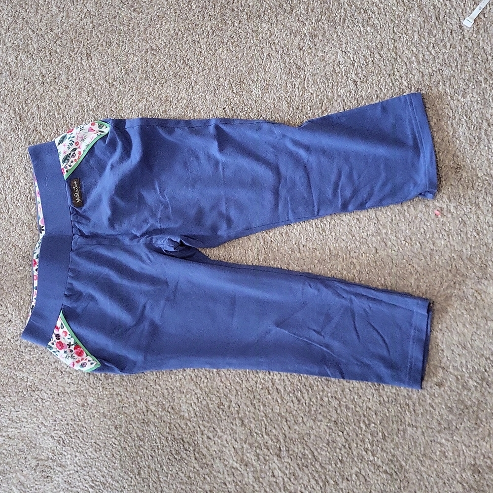 Matilda Jane blue floral capri